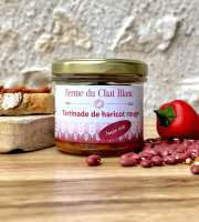 Ferme du Chat Blanc - Tartinable d'Haricots Rouges - Epices Chili - 15cl