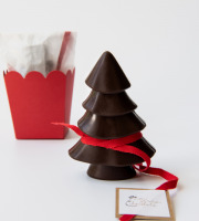Mon jardin chocolaté - Sapin de Noël Chocolat noir bio