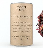 Esprit Zen - Fleurs d'Hibiscus - Bissap - Karkadé - Boite de 100g