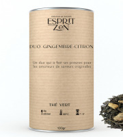 Esprit Zen - Thé Vert "Duo gingembre citron" - gingembre - citron - Boite 100g