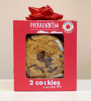 Pierre & Tim Cookies - Boîte de 2 cookies - Duo spécial fêtes