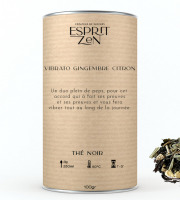 Esprit Zen - Thé Noir "Vibrato Gingembre Citron" - gingembre - citron - Boite 100g