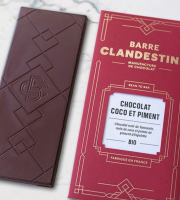 Barre Clandestine - Chocolat coco et piment d'Espelette