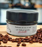 La table noire Eperluette - Tartinade à l'ail noir et café 50g