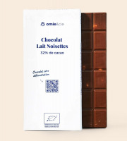Omie - Chocolat lait 32% noisettes - 100 g