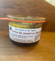 Des Poules et des Vignes à Bourgueil - Terrine de canard au foie gras