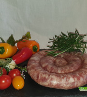 La Ferme du Montet - [SURGELE] - BARBECUE - Saucisse de TOULOUSE - Saveur Andouillette - Porc Noir Gascon