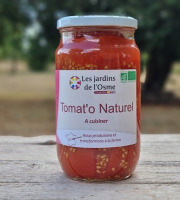 Les Jardins de l'Osme - Tomates en bocal à cuisiner bio - 760g
