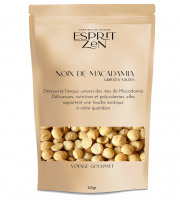 Esprit Zen - Noix de Macadamia - Grillées Salées - Sachet zip 100g