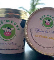 Glaces de Meuse - P'tit Pot Citron Jaune - 90gr