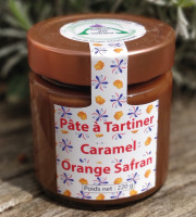 Safran des Volcans - Pâte à tartiner Caramel Orange Safran 220g