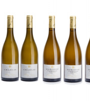 Domaine Tupinier Philippe - Chablis AOC x3 + Côtes d'Auxerre x3 :  Lot de 6 bouteilles Vin Blanc