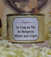 Lagreze Foie Gras - Le Coq au Vin Mijoté aux Cèpes