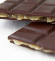 Compagnie Générale de Biscuiterie - Tablette Chocolat Noir Fourrée Caramel Fruit De La Passion
