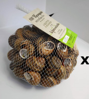 La Ferme Enchantée - 300 Escargots PETITS GRIS Vifs, Jeunés Prêt À Cuisiner - 3x100 Pièces