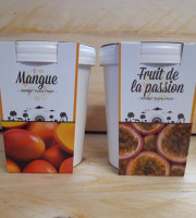 La Ferme du Logis - Assortiment de sorbets Plein Fruit : Mangue et Passion
