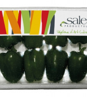Maison Sales - Végétaux d'Art Culinaire - 14- Mini Poivron Vert - 8 Pièces