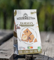 RESURRECTION - Crackers BIO Blé Ancien, Olives Kalamata & Romarin de Provence