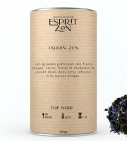 Esprit Zen - Thé Noir "Jardin Zen" - fraise - rhubarbe - Boite 100g
