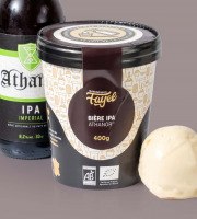 Mademoiselle Fayel - Crème Glacée bière IPA athanor  - 100% Bio x4
