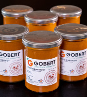 Gobert, l'abricot de 4 générations - Purée d'abricots - lot de 6 pots de 380g