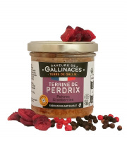 Terre de Gallie - Terrine de perdrix poivres cranberries