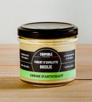 Coupable Tartinable - Crème d'Artichaut Breton piment d'Espelette et basilic