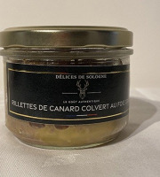 Délices de Sologne - rillette de canard colvert au foie gras - 185g