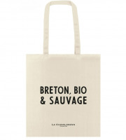 La Chikolodenn - Sac coton "Breton Bio & Sauvage", un totebag sympa à offrir ou pour faire ses achats