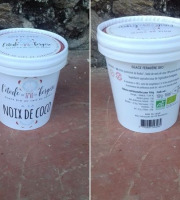L'Etoile de la Bergère - Glace Bio Au Lait De Brebis Corse Noix De Coco 165 Ml Avec Petite Cuillère