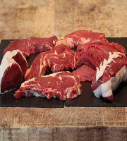 Nature viande - Domaine de la Coutancie - Boeuf viande à griller + galettes de boeuf assaisonnées 10kg