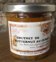 Gourmandises Créoles - CHUTNEY DE BUTTERNUT AU CURRY