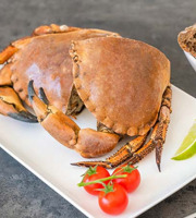 Ô'Poisson - Tourteau Cuit (crabe) - Pièce De 600g/800g - Coupé En Deux