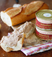 La ferme d'Enjacquet - Rillettes de canard au foie gras