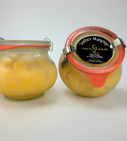 Maison Simone - Glaces au Lait de Bufflonne - Sorbet "Plein Fruit" Mangue à l'eau purifiée - 2x Petits Pots en Verre Réutilisable