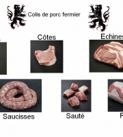 La Borderie de Soulages - [Surgelé] Colis de porc fermier 10 kg