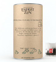 Esprit Zen - Thé Bleu Vert "Oolong note fleurs d'oranger" - Boite de 20 Infusettes
