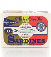 SARL Kerbriant ( Conserverie ) - Sardines huile d'olive et piment bio Bio - 115g