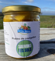 Ferme Sinsac - Pickles de courgettes au curry un produit élaboré sur notre ferme