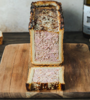 Maison BAYLE - Champions du Monde de boucherie 2016 - Paté en croûte porc Alsacien au Riesling - 2 tranches
