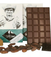 Chaloin Chocolats - Tablette de chocolat noir au caramel beurre salé 110g