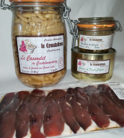 Le Coustelous - Lot découverte de gésiers, foie gras, charcuterie et cassoulet - 3,5kg
