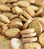 L'Atelier Contal - Paysan Meunier Biscuitier - Biscuits apéritifs Mimotilles - Mimolette et farine de lentilles vertes - 2kg