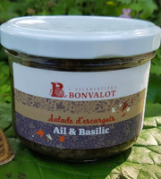 L'escargotière BONVALOT - Salade d'Escargot Ail et Basilic 180g