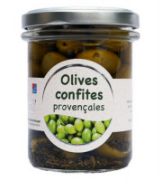 Les amandes et olives du Mont Bouquet - Olives confites à la provencale 165g