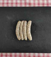Ferme des Hautes Granges - Grosses saucisses au Muscadet x 4