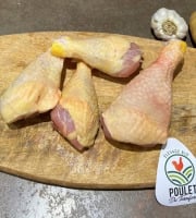 Charcuterie Commenges - [Précommande] 4 pilons de poulet Fermier BIO - 550g