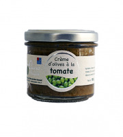 Les amandes et olives du Mont Bouquet - Creme d'olives à la tomate 100g