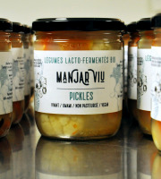Manjar Viu : Légumes lacto fermentés - Pickles lacto fermentés 420g