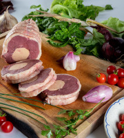 La Ferme des Roumevies - Rôti de canard frais au foie gras 1000gr